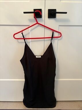Sandro Black V-Neck Spaghetti Strap Camisole